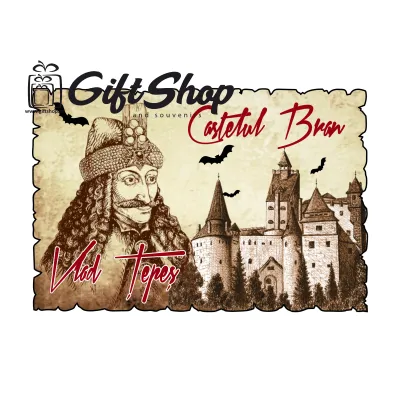 Castelul bran, romania, magnet frigider  mgs070